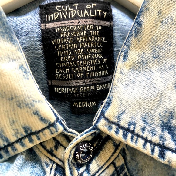 🔥 Cult Of Individuality Long Sleeve Button Shirt - Picture 6 of 11